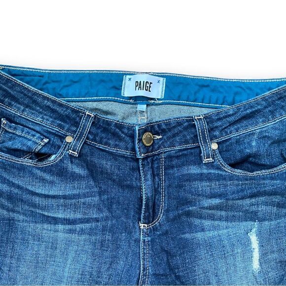 PAIGE Jimmy Jimmy Skinny Distressed Boyfriend Jeans - Picture 5 of 15